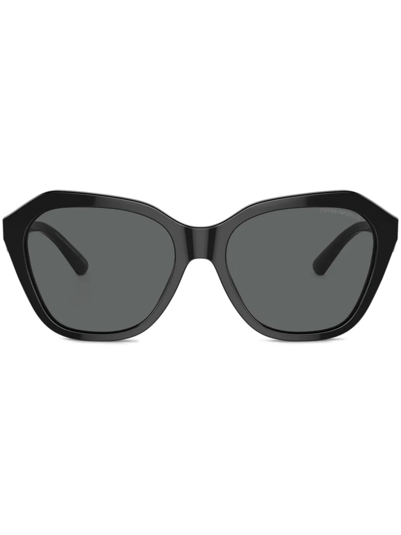 

Emporio Armani солнцезащитные очки в геометричной оправе, черный