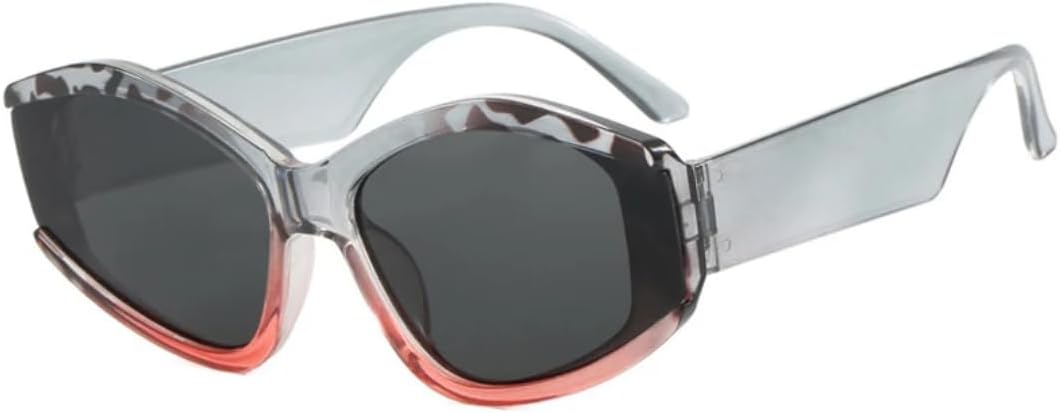 

Солнцезащитные очки с защитой UV400 | Линзы конфетного цвета "кошачий глаз" | для женщин и мужчин, для занятий спортом на открытом воздухе и вождения DSVIGF, Gray Gray