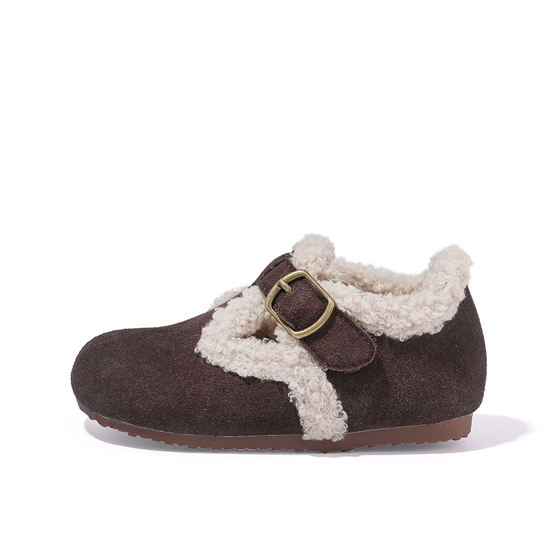 

ABC DOUKIDS Детская хлопковая обувь для детей ABCdoukids, коричневый