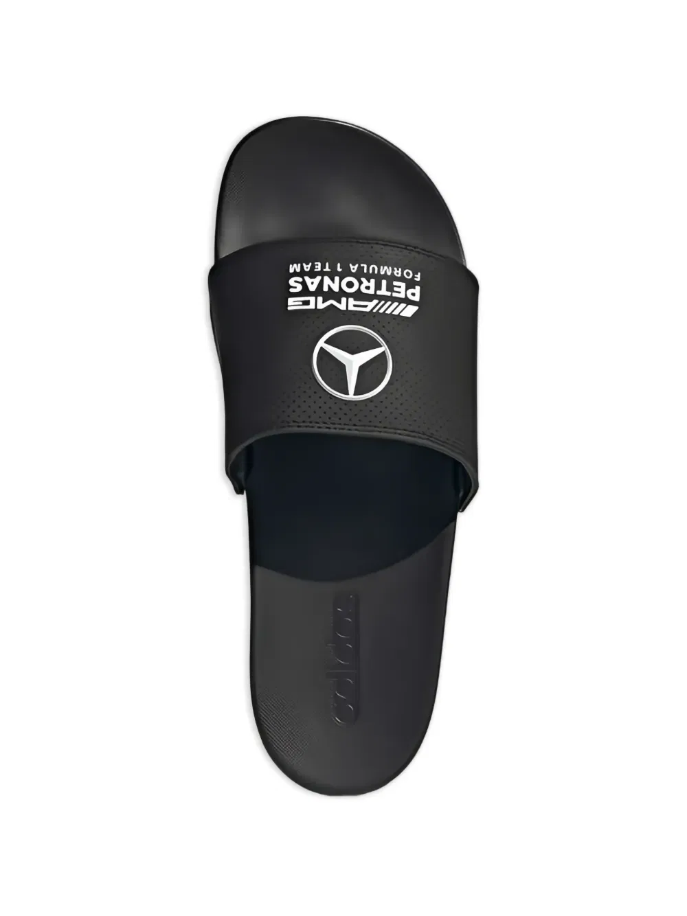 Перфорированные шлепанцы Adilette amg petronas Adidas, черный — фото 2