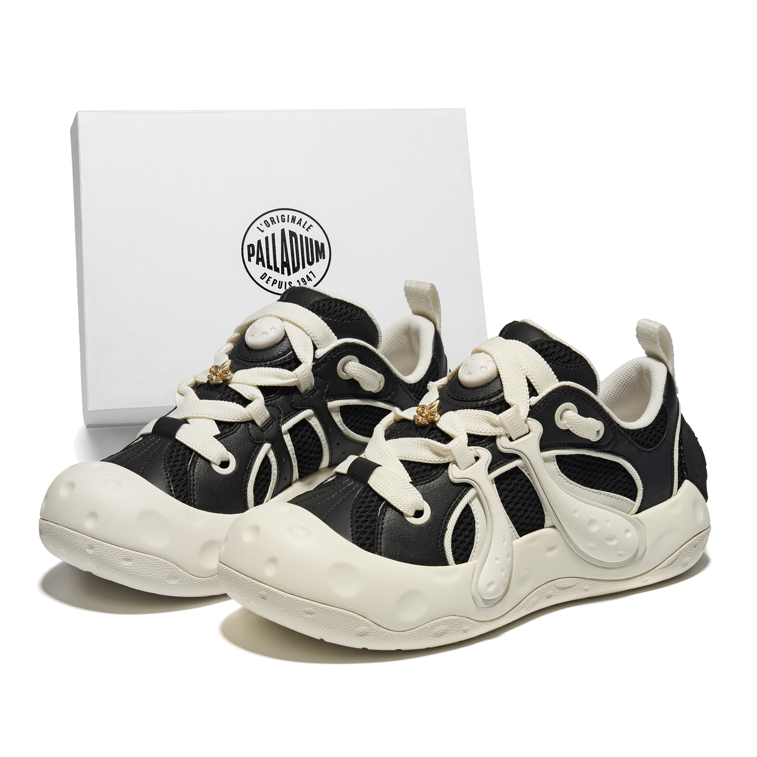 

Palladium Кроссовки унисекс для скейтборда с амортизацией, защитой от истирания, дышащие, с поддержкой и эффектом увеличения роста, низкие, черно-бежевые, цвет Black/Beige White