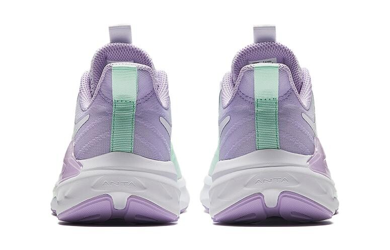 Детские кроссовки GS Low-top Белые/Фиолетовые/Зеленые Anta Kids — фото 4