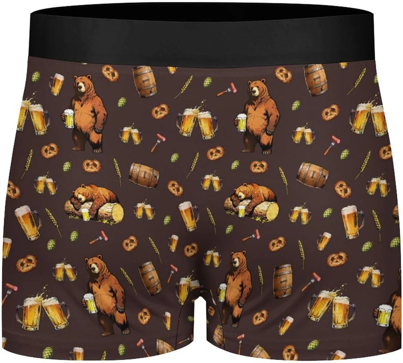 Боксеры с принтом Bear Beer, дышащие, Style — фото 4
