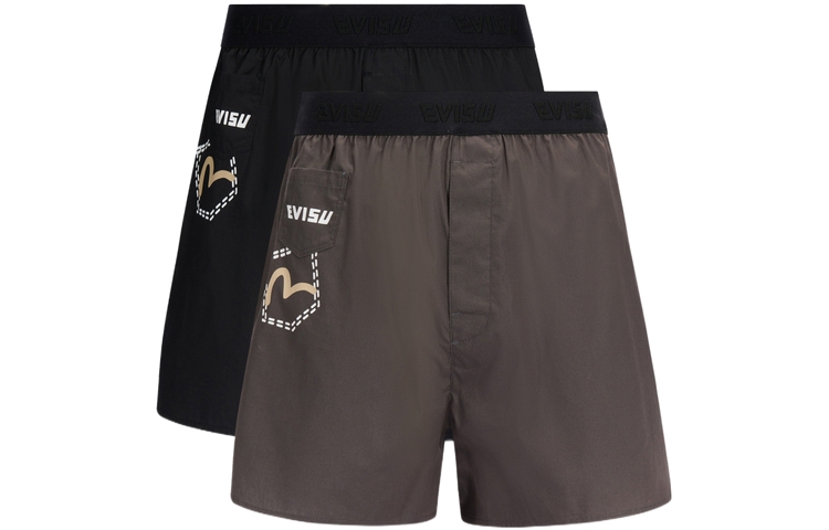 

Мужские боксеры Arrow EVISU, темно-серый/черный