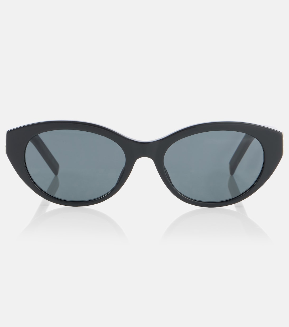 

Солнцезащитные очки SL M148 в форме кошачьего глаза Saint Laurent, Black-Black-Black