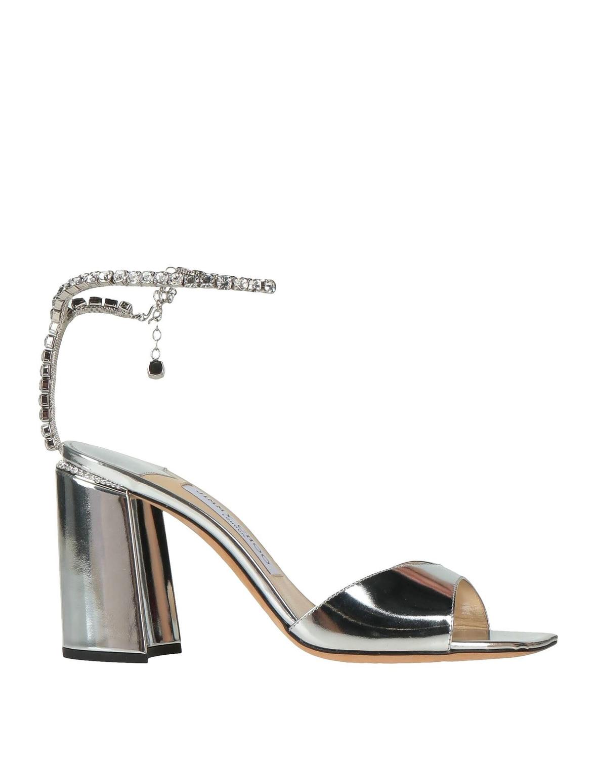 Сандалии Jimmy Choo, серебряный