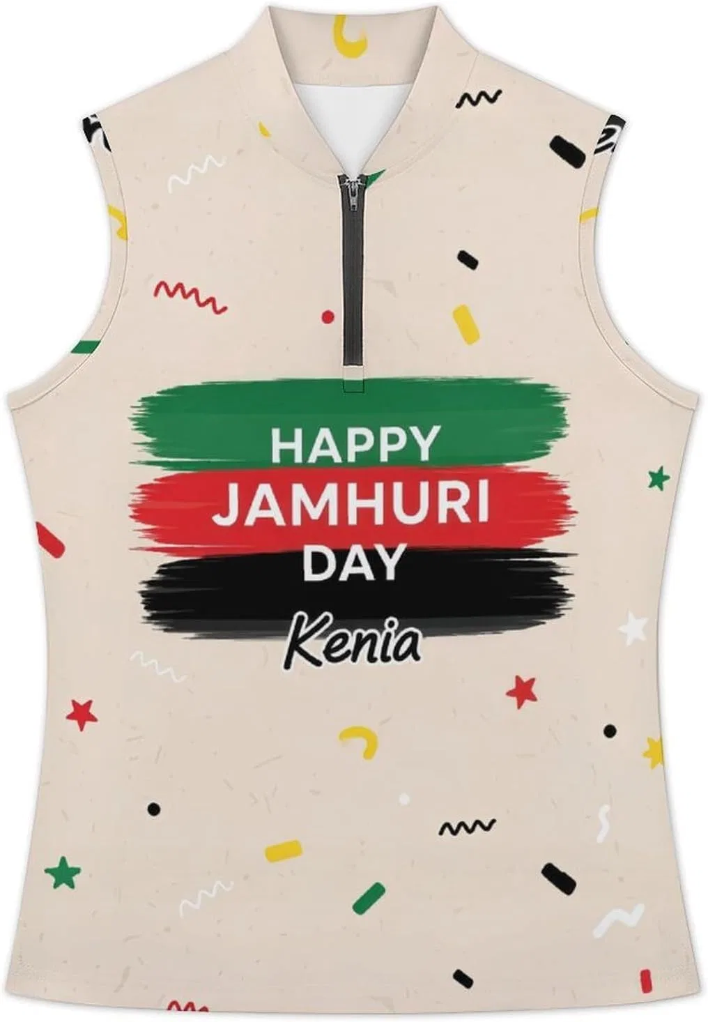 Женский топ без рукавов Athletic Tank Top White-15, размерная линейка S-6XL — фото 4