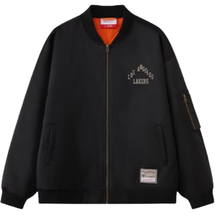 

Mitchell Ness Куртка пуховик мужская черная, Black
