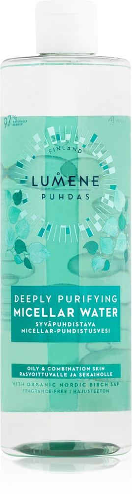 

Глубоко очищающая [puhdas] мицеллярная вода для жирной и комбинированной кожи Lumene, 400 мл