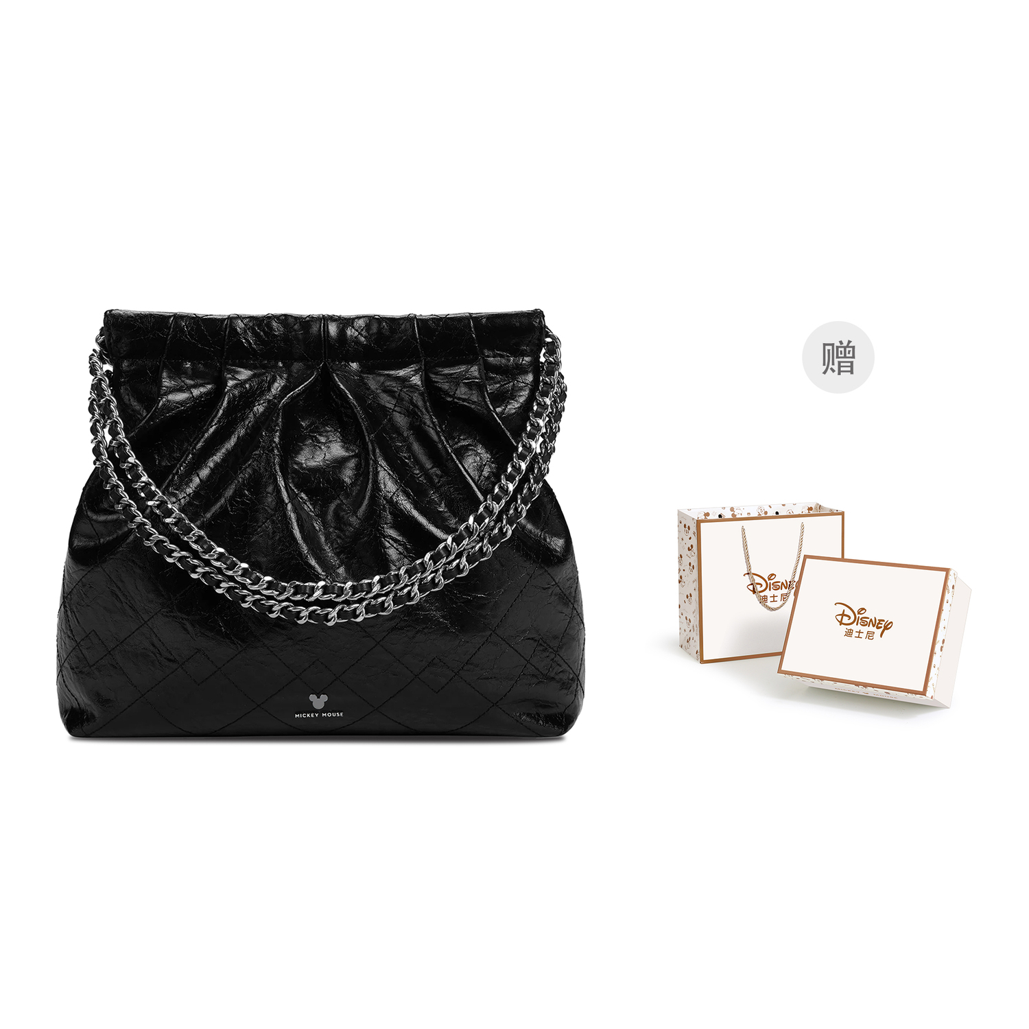 

Disney Классический рюкзак из полиуретана для женщин, Black[Includes Exclusive Box and Shopping Bag]