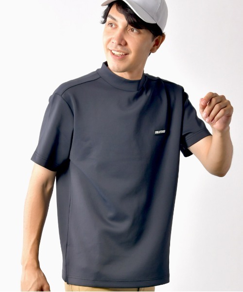 

Футболка для гольфа с коротким рукавом и воротником-стойкой Stella77golf, черный флуоресцентный