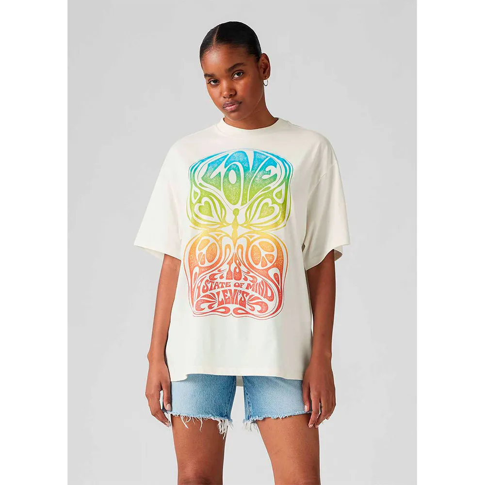 

Футболка с коротким рукавом Levi's Graphic Short Stack, белый