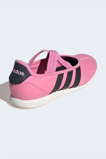 Балетки детские Mary Jane Adidas, розовый — фото 3