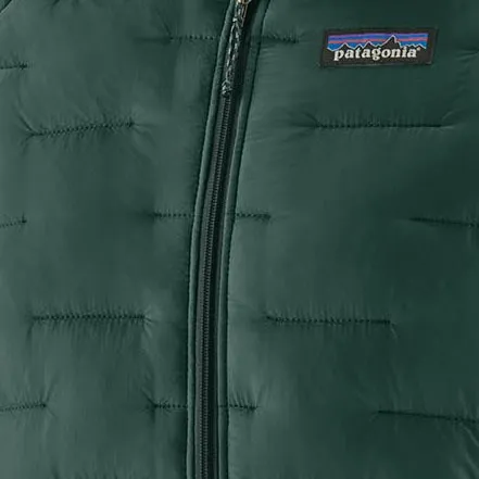 Утеплённая толстовка с капюшоном Micro Puff — женская Patagonia, Cascade Green — фото 2