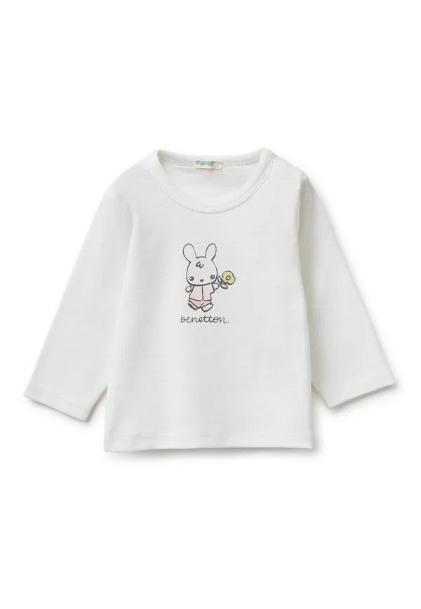 Футболка с длинными рукавами United Colors Of Benetton, White