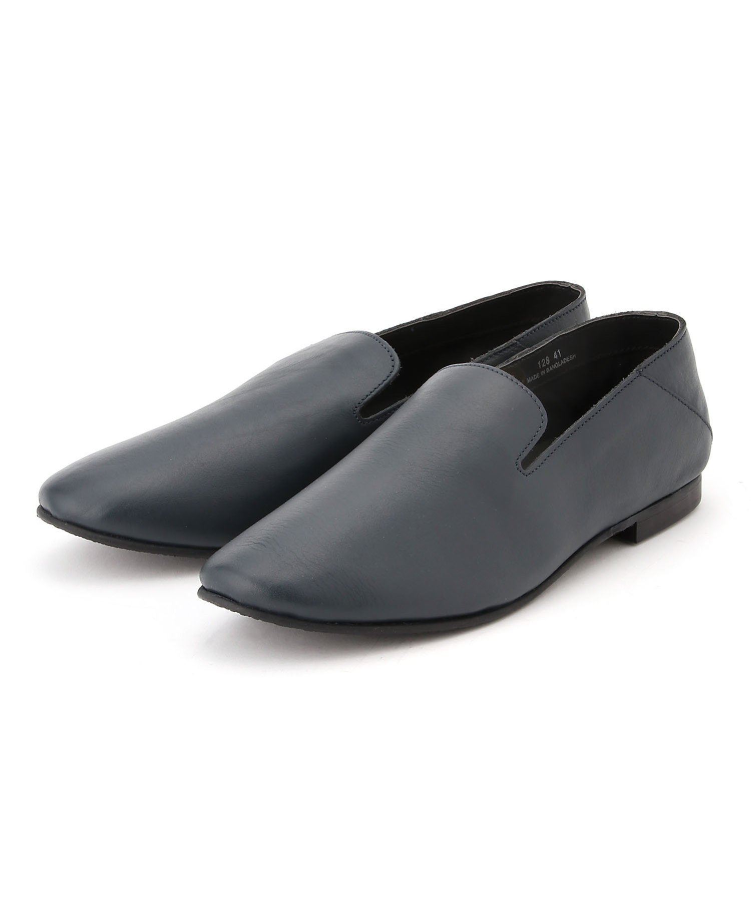 BICASH/(M) Кожаные слипоны, DARKNAVY