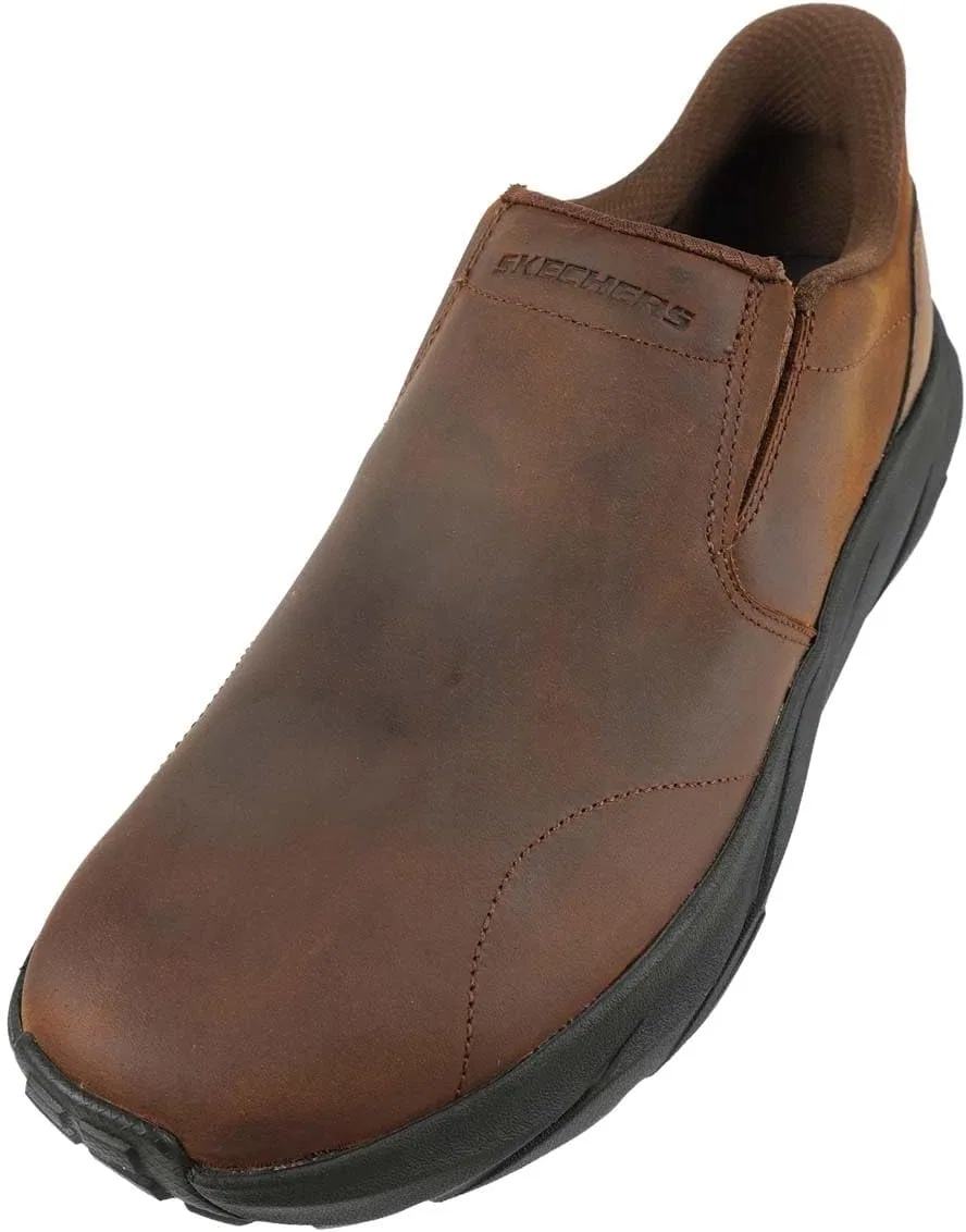 Мужские мокасины Skechers USA Conner-Rayne Skechers USA Men's, Cdb Crazy Horse Dark Brown — фото 3