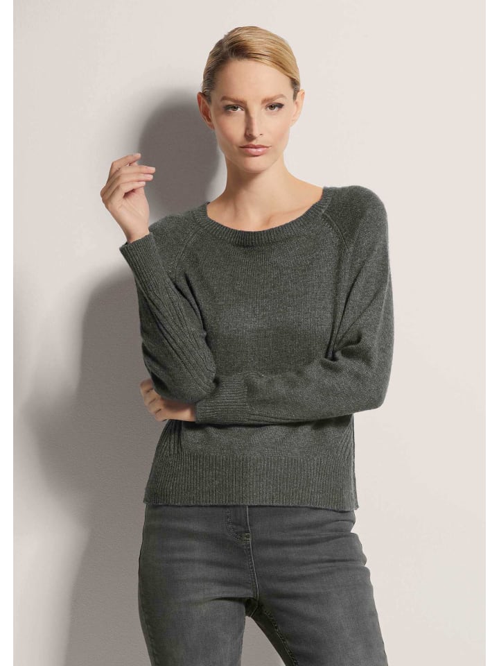 

MADELEINE Свитер с круглым вырезом, цвет графитовый/меланж