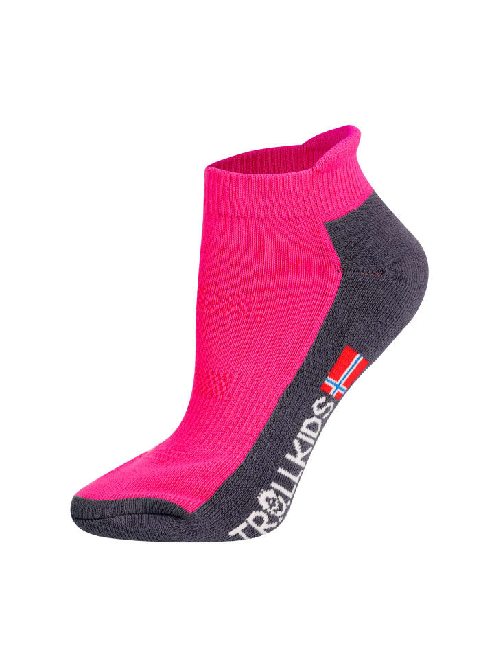

Носки Trollkids Wandersocken Low Cut II, цвет bright pink