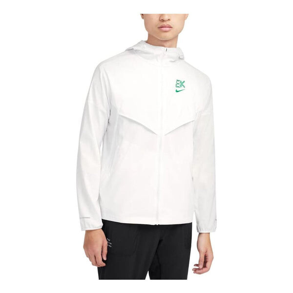 

Куртка impossibly light water-repellent windrunner running jacket asia sizing 'kipchoge-white green' Nike, белый