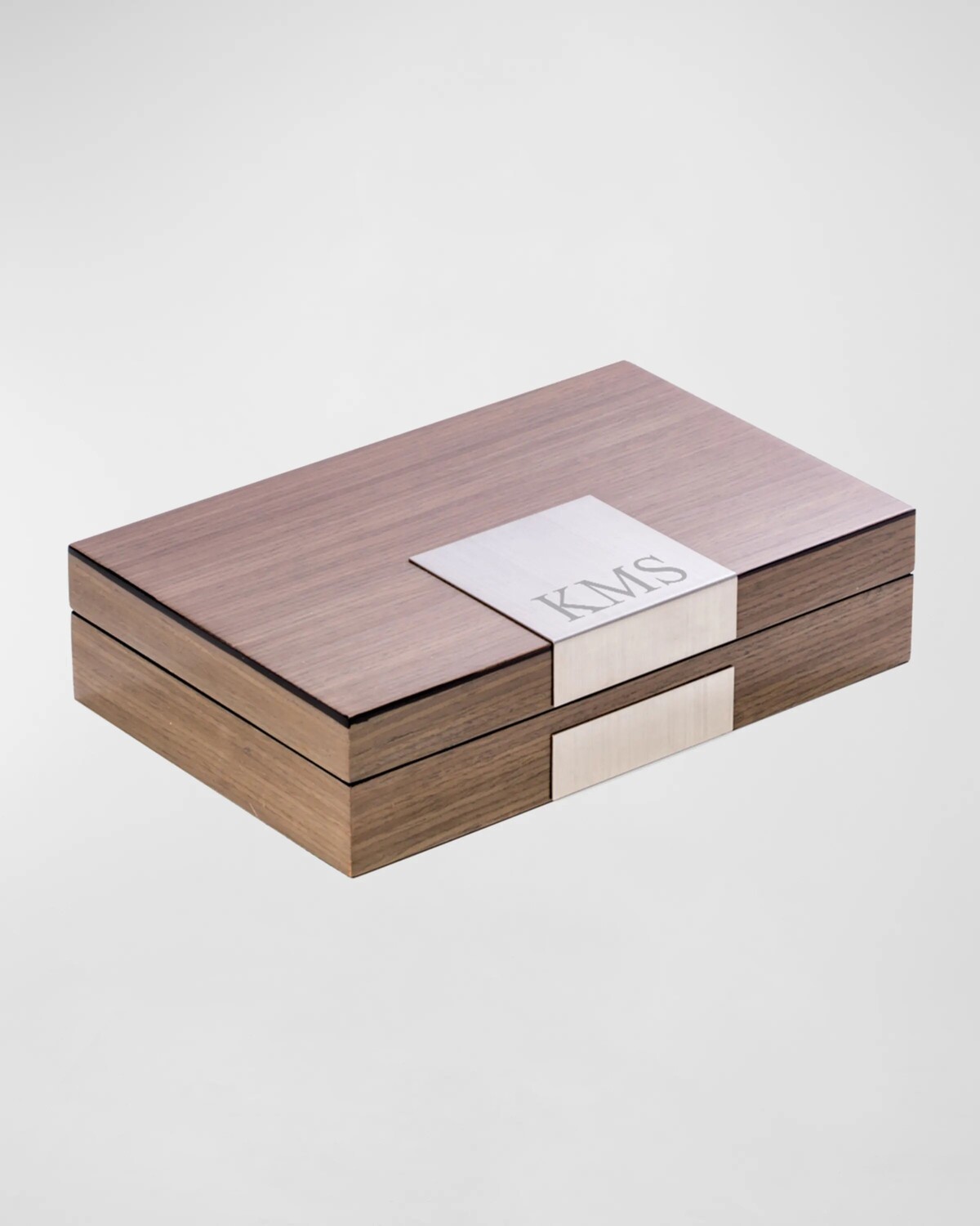 

Мужская персонализированная деревянная шкатулка Bey-Berk, цвет Grey