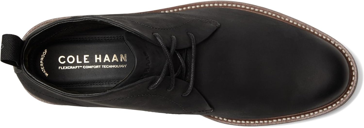 Мужские ботинки Cole Haan Roundhill Grand Chukka, черный — фото 4