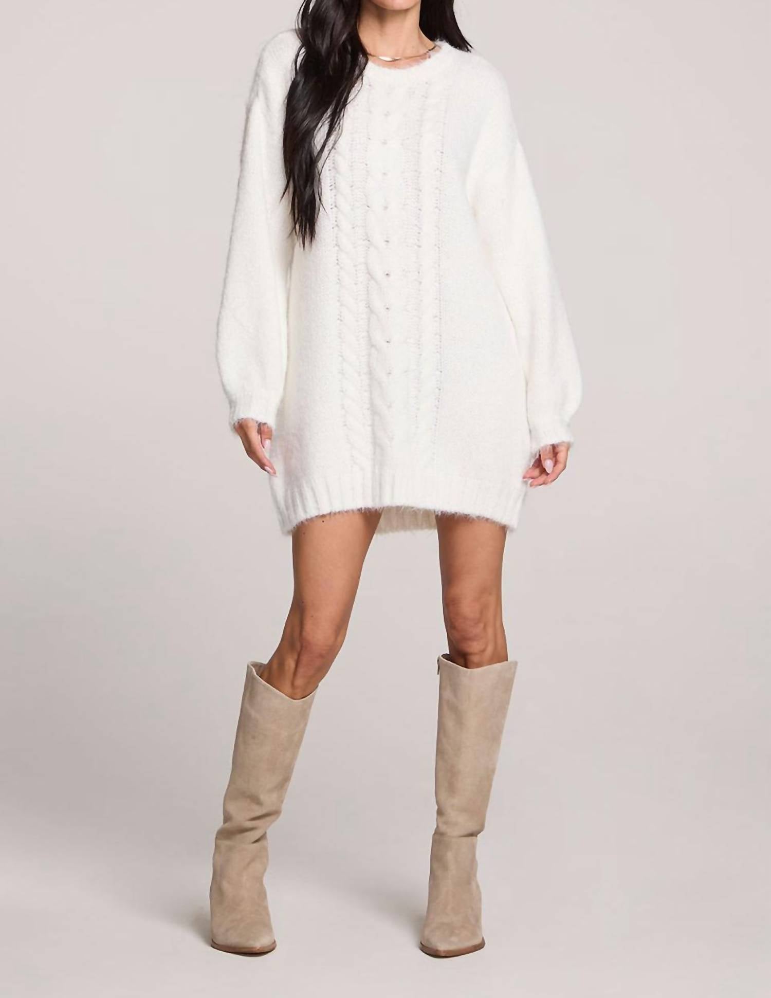 

Платье-свитер Macy в натуральном цвете Saltwater Luxe