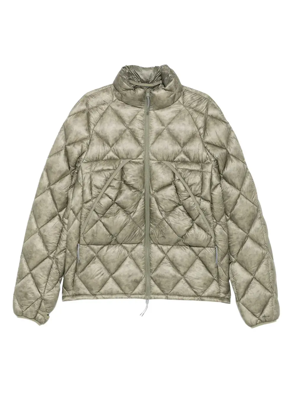 

Стеганная куртка с капюшоном (алмазная стежка) ROA, серый