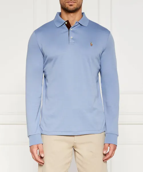 

Футболка поло Slim fit Polo Ralph Lauren, синий
