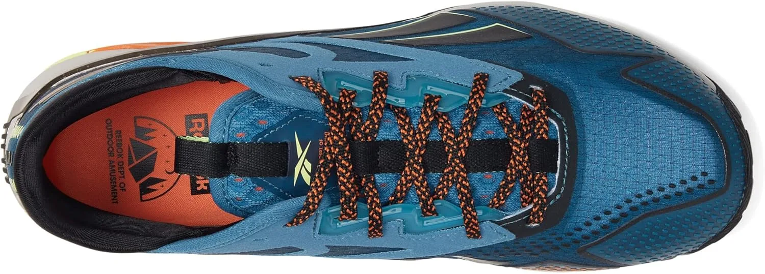 Мужские кроссовки Reebok Nano X2 Tr Adventure для повседневной носки и занятий спортом, черный/синий/оранжевый/стальной — фото 3