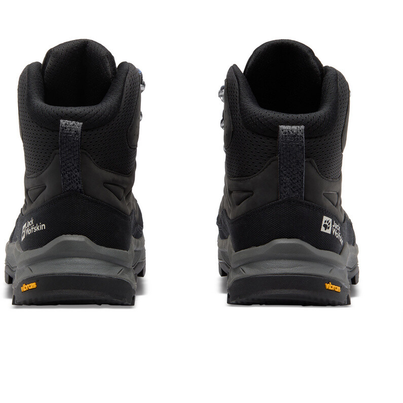 Мужские туфли Cyrox Texapore средней длины Jack Wolfskin, черный — фото 4