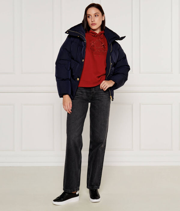 Толстовка женская Tommy Hilfiger университетская, красный — фото 2