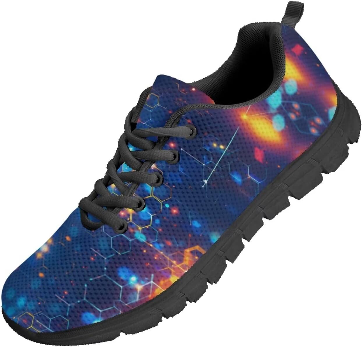 

Мужские кроссовки Funnydude Funny Print для бега, весенние повседневные кеды, легкие и дышащие, Geometric