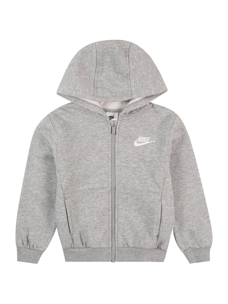 

Худи Nike Sportswear Zip-Up Hoodie CLUB FLEECE, цвет mottled grey