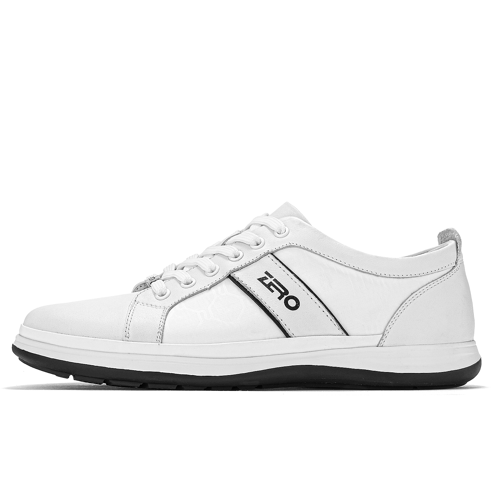 ZRO Мужские скейтерские кеды низкие бело-черные, цвет White (Subscribe to The Store and Contact Customer Service, Comes with Cleaner) — фото 4