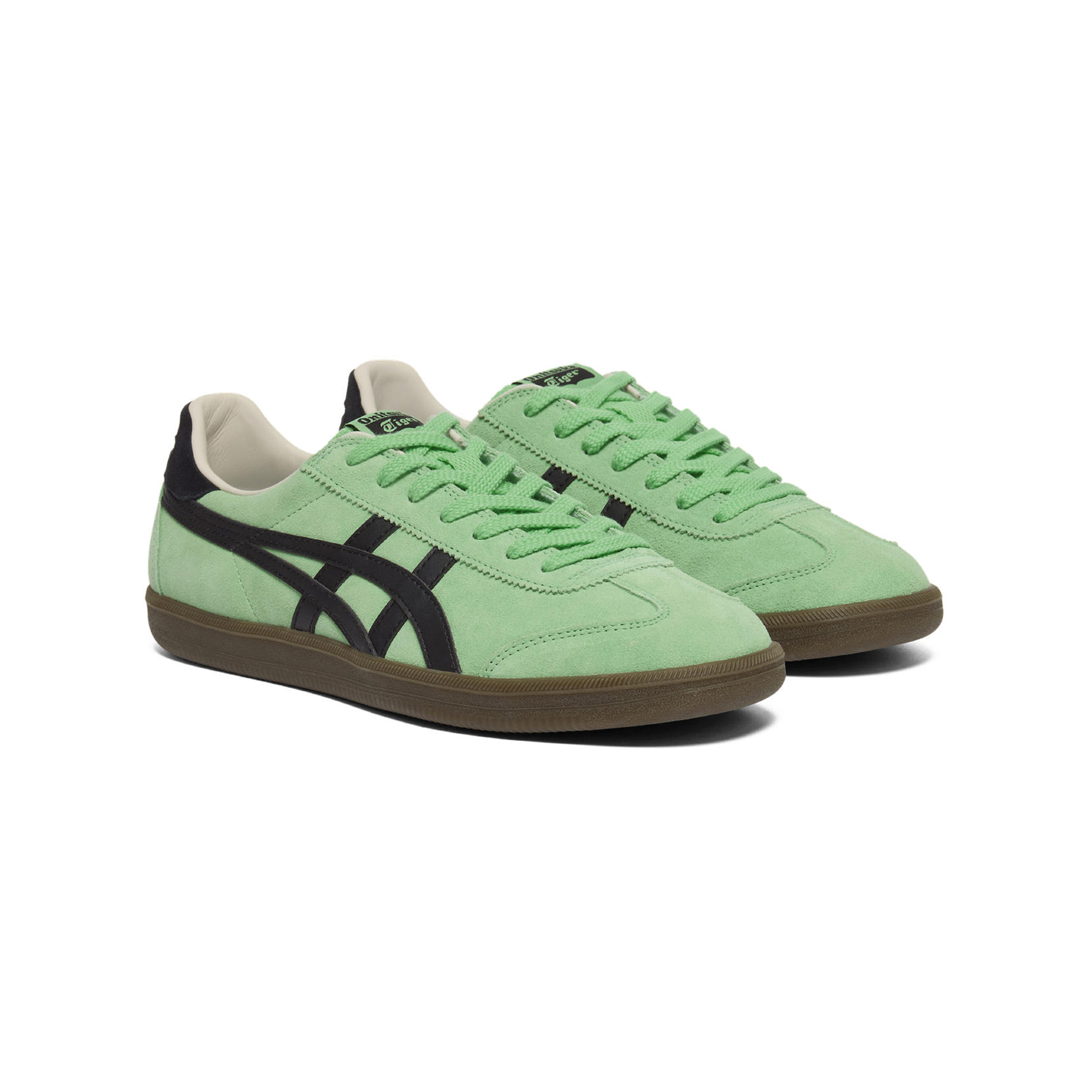 Токутен Ков Сплит Кожаные повседневные кроссовки Unisex Onitsuka Tiger, зеленый — фото 4