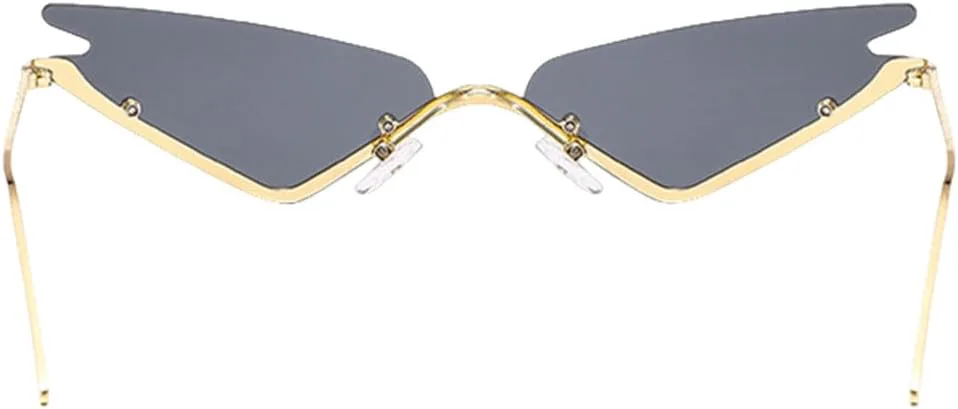 

Милые сексуальные солнцезащитные очки «кошачий глаз» для женщин, металлическая оправа, винтажные очки для мужчин, защита от ультрафиолета UV400 TYUVIVO, C2 Gold-red