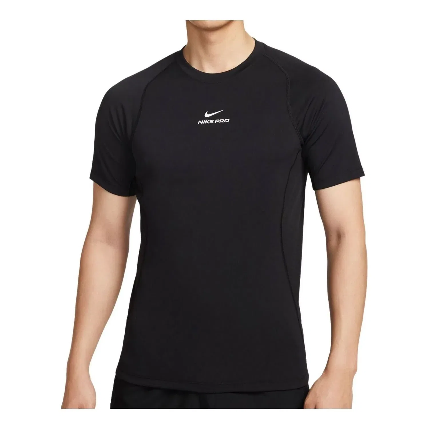 Футболка Nike Pro Training Dri-FIT 'Черно-белая' HV0410-010