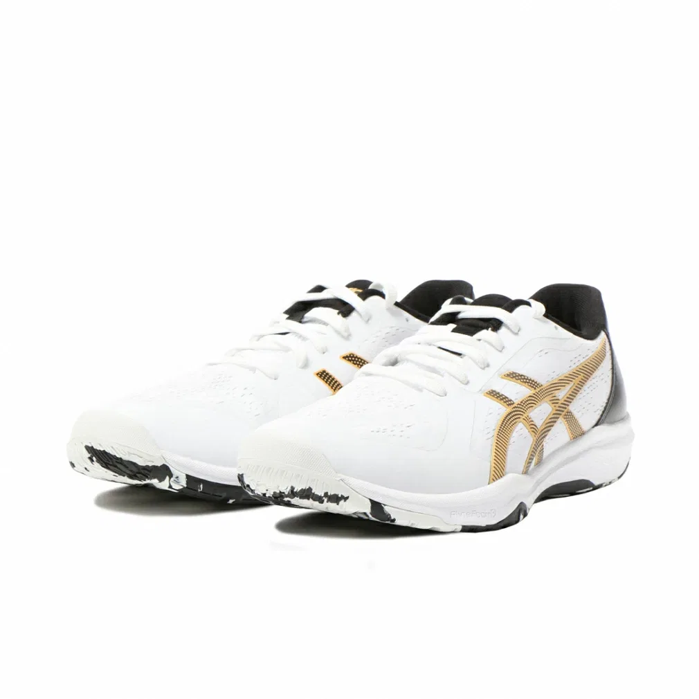 Кроссовки для настольного тенниса «DYNAFEATHER» от ASICS, White X Black — фото 3