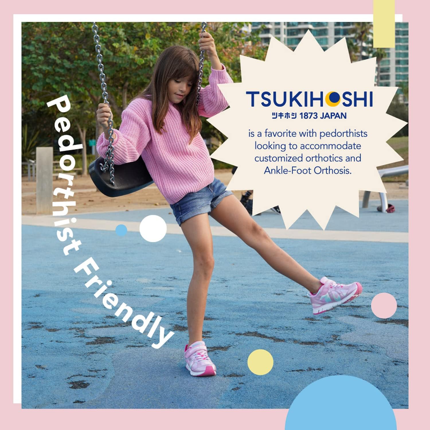 Детские кроссовки TSUKIHOSHI Rainbow Kids - с застежкой на ремешок, пригодные для стирки в машине, с широкой носочной частью и противоскользящими, немаркими подошвами, для детей 4-12 лет, коралл — фото 4