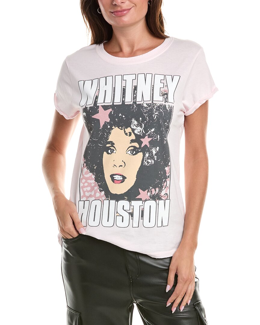 

Переработанная футболка Karma Whitney Houston How Will I Know Recycled Karma, розовый