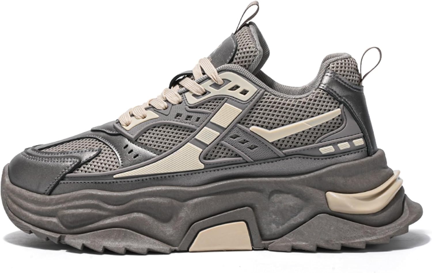 

Мужские повседневные спортивные кроссовки SPWAGYM для тенниса и ходьбы, массивные модные кроссовки для тренировок, шампань