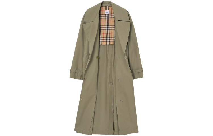 Тренч Burberry, женский, тренч, глубокий папоротниковый зеленый — фото 2