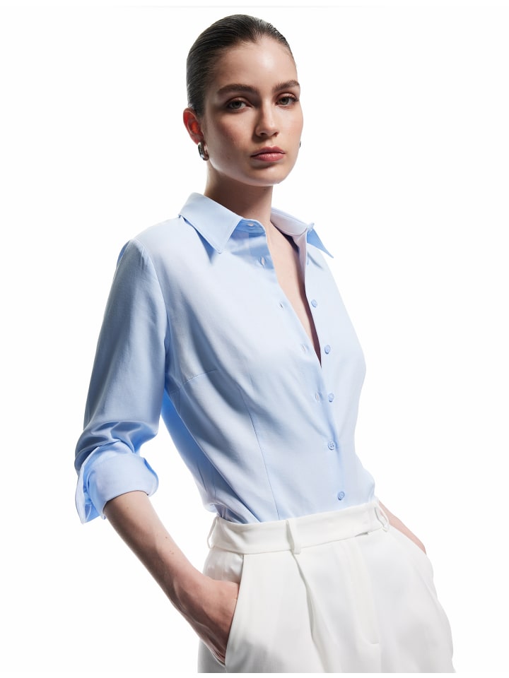 

KOTON Рубашки с длинными рукавами BSC в цвете Хеллиндиго