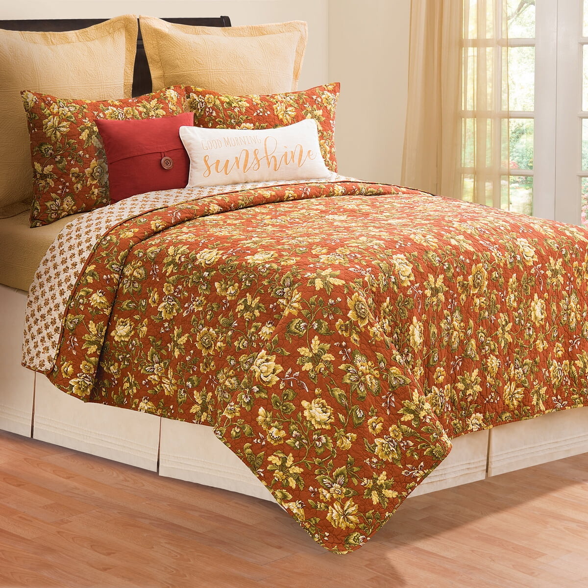 

Комплект постельного белья C&F Home Estelle Full, оранжевый
