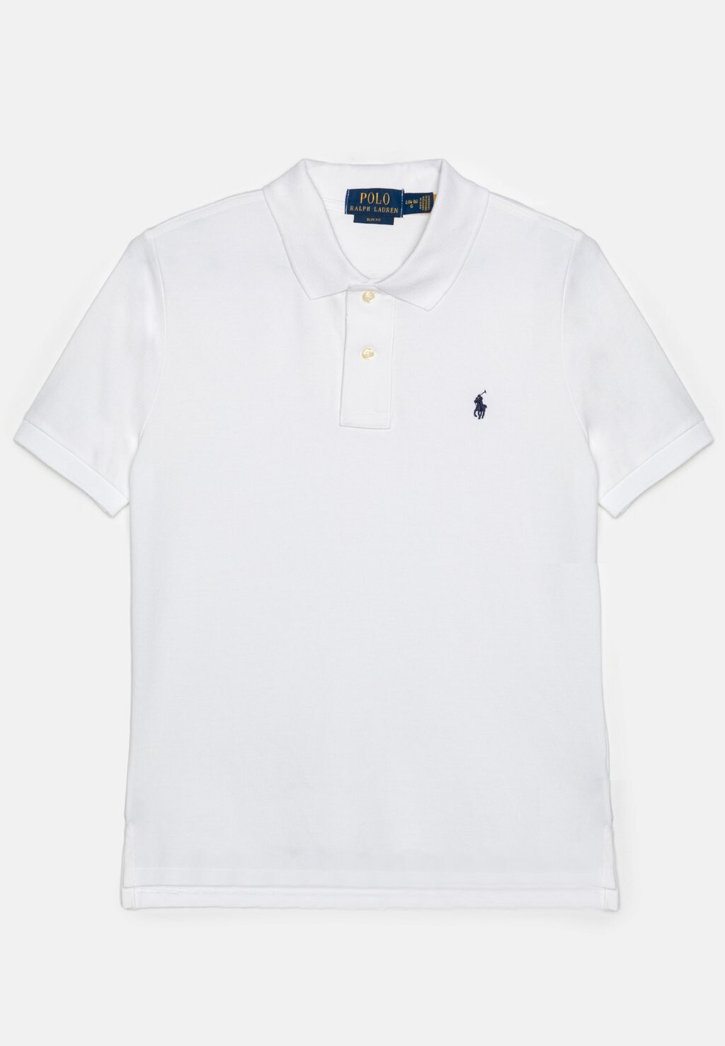 

Рубашка-поло CUSTOM FIT TEENS Ralph Lauren, белый