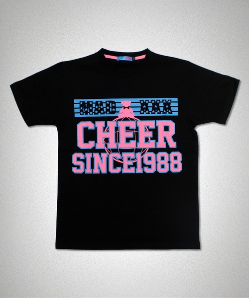 

Футболка с принтом, крой оверсайз, бренд CHEER, черный