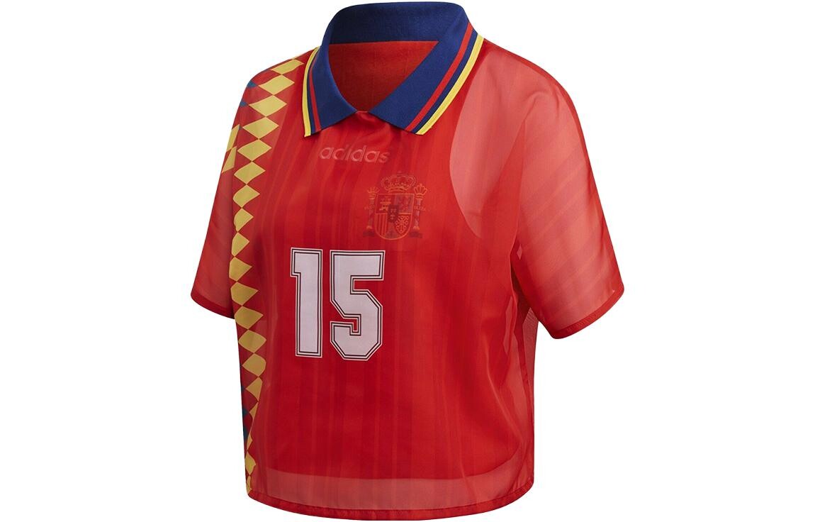 

Футболка женской сборной Испании, женская, красная Adidas Originals