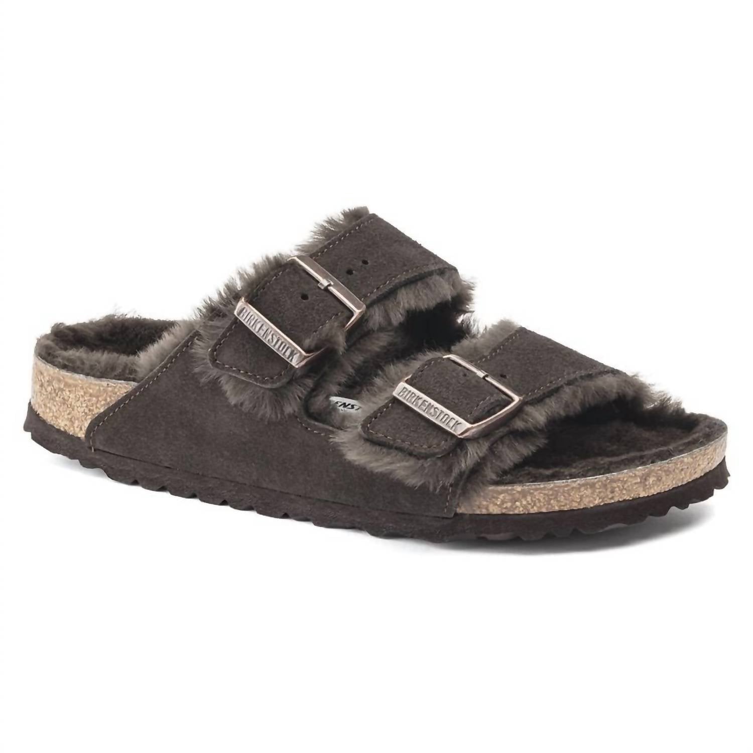 Женские сандалии Arizona Shearling цвета мокко Birkenstock, цвет mocha