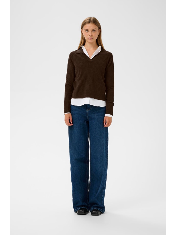 

InWear Вязаный свитер YenahIW Classic fit, цвет Coffee Brown Melange